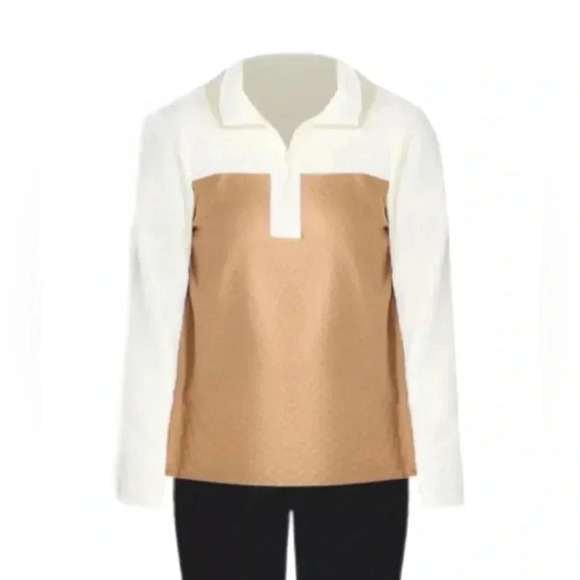 Croft & Barrow Women's Quilted Quarter-Zip Top Pullover - Picture 2 of 7